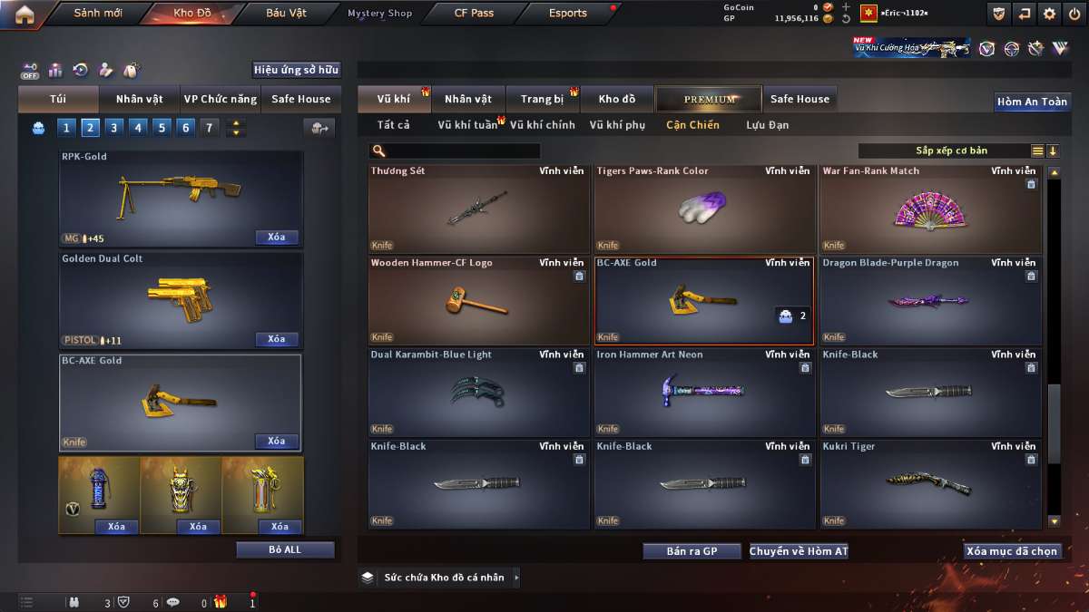 shop acc cf uy tin gia re